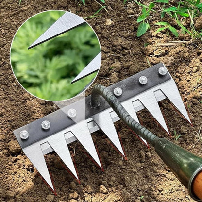 5 Teeth Carbon Steel Weeding Tool