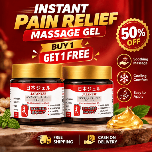 Japanese Instant Pain Relief Soothing Massage Gel (Buy 1 Get 1 FREE)