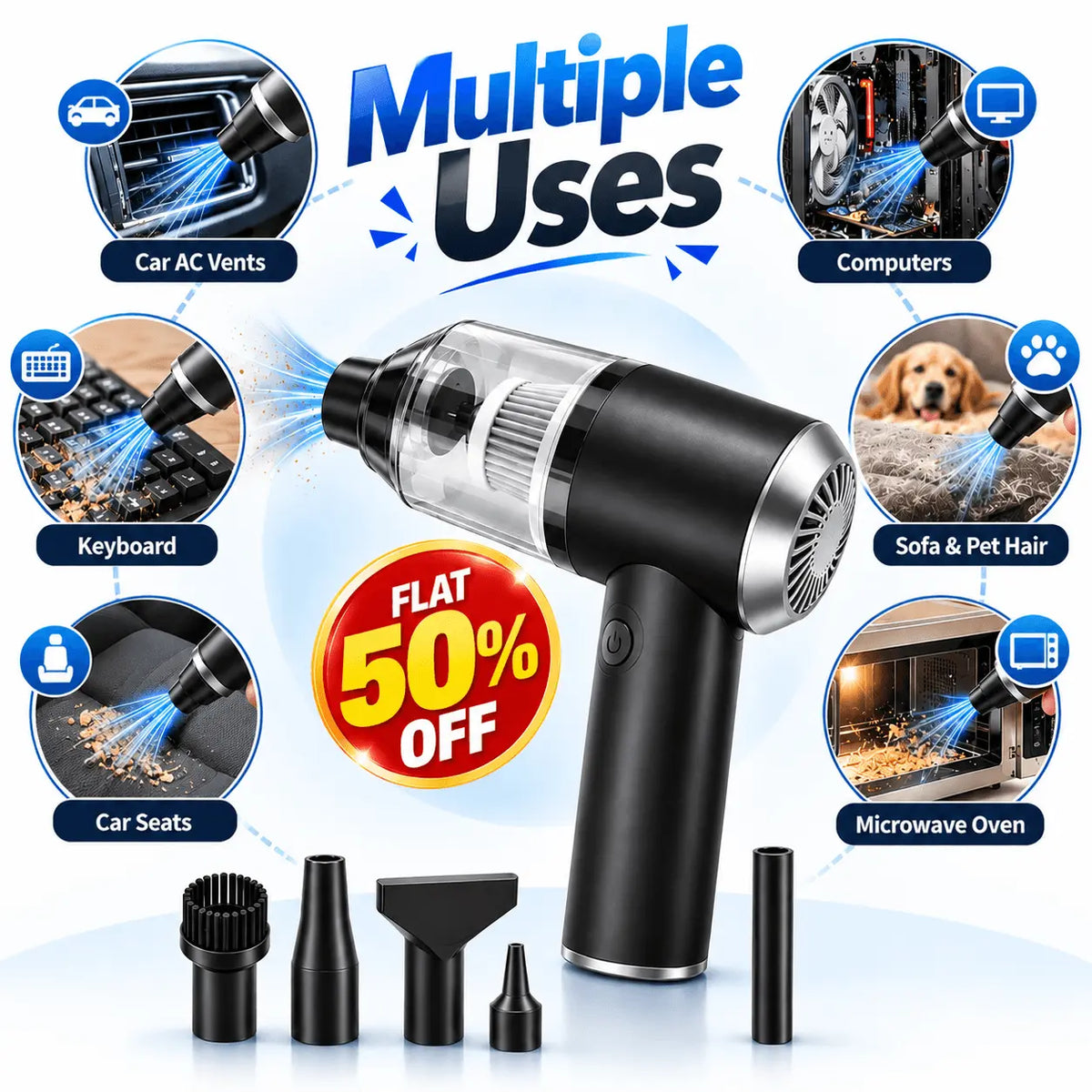 Premium Vacuum Cleaner – Wireless and Powerful
