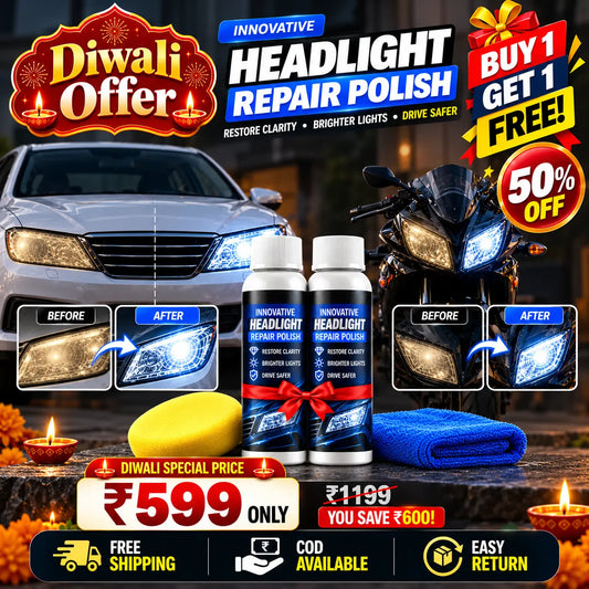 Innovative Headlights Repair Polish - Buy 1 Get 1 Free 🔥